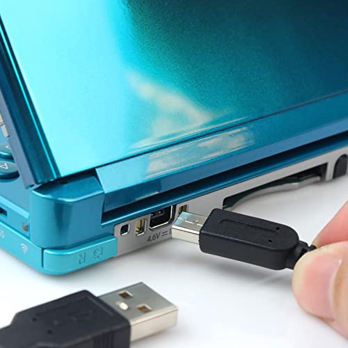 Toxaoii 3DS USB Töltő Kábel, Csere Power USB Töltő Kábel Kompatibilis a Nintendo Új 3DS XL, Új 3DS, 3DS XL, 3DS, Új 2DS XL,