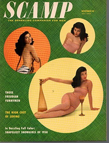 Csirkefogó-Vintage Férfi Magazin Sok 6 1958-6 korai kérdések-sajttorta-VF