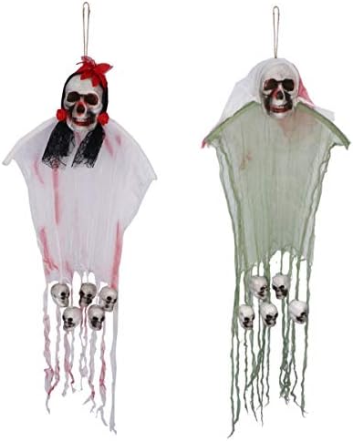 NUOBESTY Halloween Dekoráció DIY Csontváz Repülő Szellem Ijesztő Szellem Kellékek Kísértetjárta Koponya Szellem az Ajtót Party Halloween
