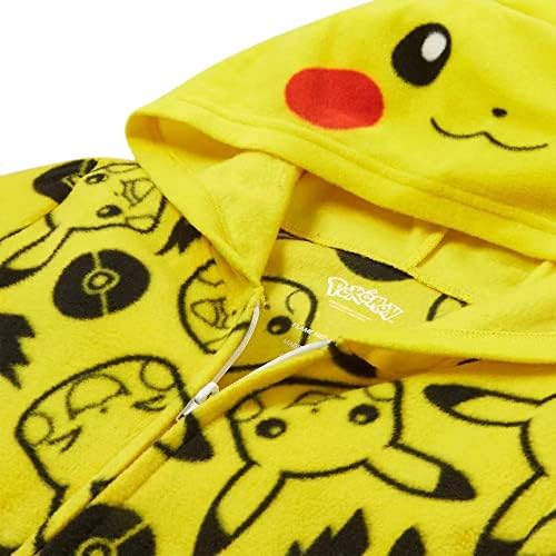 Pokemon Fiú Polár Pikachu Egy Darab Pizsama Unió Öltöny