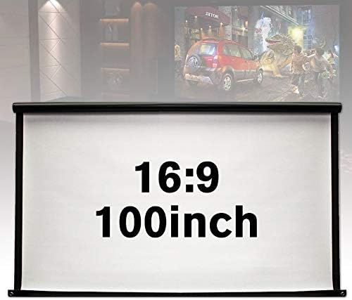 LIUZH 16:9 100 hüvelyk Összecsukható Projektor HD Képernyő Vászon Előtt házimozi kivetítőn Nagy Fényerő Film Kivetítő Képernyő