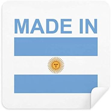 Készült Argentína Ország Love Szemüveg Tisztító Kendővel Telefon Képernyő Tisztító Velúr Szövet 2db