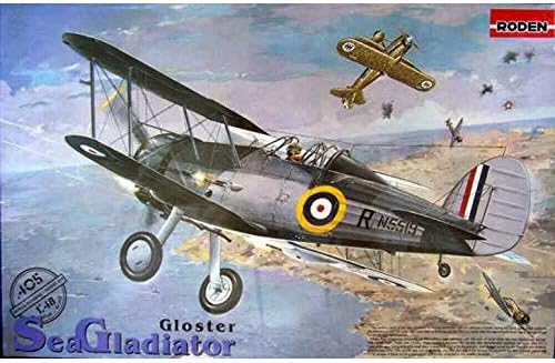 Gloster Tenger Gladiátor Mk.Én Vadászgép 1/48 Műanyag Modell Kit Roden 405