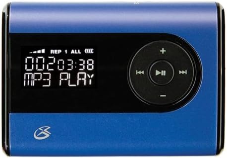 GPX Digitális Audio Lejátszó, 2 GB Telepített Flash Memória - Kék (MW240BU)