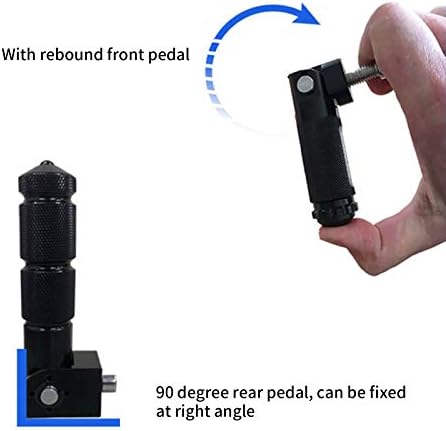 Motoros Lábát, Peg,2db Univerzális Alumínium Pedálok Motorkerékpár Elektromos Autó 8 mm-es 90 Fokos Összecsukható Támogatás Rúd(Fekete)