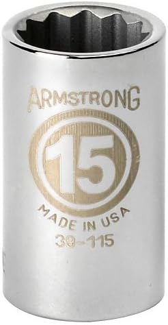Armstrong 39-128 28mm, 12 Pont, 1/2 Hüvelykes merevlemez-Meghajtó Metrikus Normál Aljzat