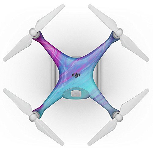 Design Skinz Design Skinz Marbleized Rózsaszín Óceán Kék v32 Teljes Test Pakolás Matrica Bőr-Készlet Kompatibilis A Drón DJI