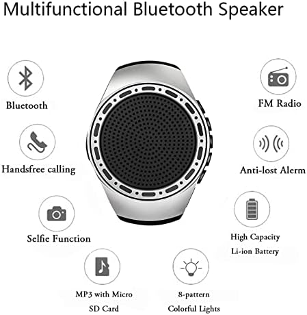 OriDecor Vezeték nélküli Hordható Vízálló Csukló Hordozható Bluetooth Hangszóró Nézni a Multi Funkció FM Rádió & MP3 Lejátszó & TWS &