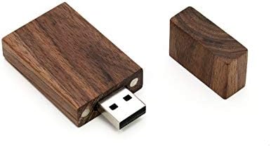 5 Csomag Téglalap Diófa 2.0/3.0 USB Flash Drive, USB Disk Memory Stick Fa (2.0/16GB)