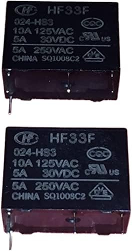 ARSHUN Relé 10db HF33F-024-HS3 JZC-33F-024-HS3 JZC-33F 024-HS3 10A 4PIN112LM