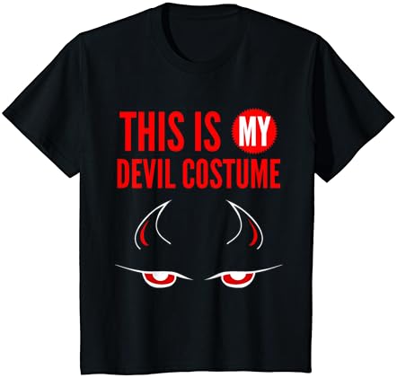 Ez az Ördög Jelmez Halloween Party Vicces Grafikus Póló