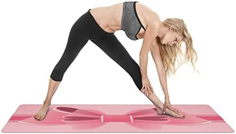 YFBHWYF Yoga Mat - Prémium 2mm Vastag, Csúszásmentes Gyakorlat Mat, Stretching Mat Gyakorlat & Fitness Szőnyeg Minden Típusú