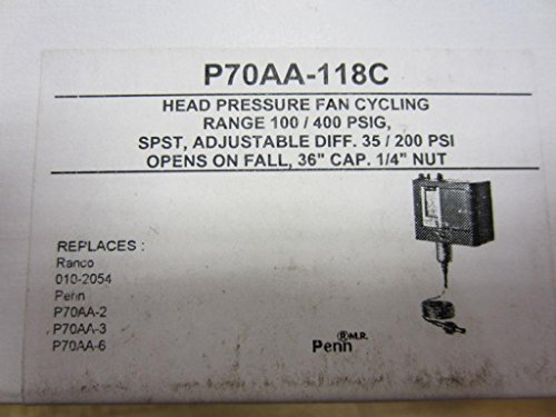 A Johnson Controls P70AA-118C Kondenzátor Ventilátor Kerékpározás Vezérlés Nem Korrozív Hűtőközegek, Egy Sarkon, Egy-Dob, 100