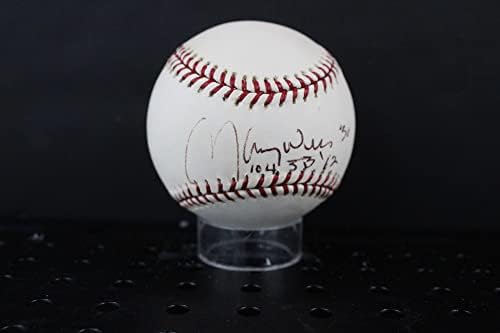 Maury Wills Aláírt (104 SB 62) Baseball Autogramot Auto PSA/DNS AL88643 - Dedikált Baseball
