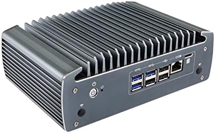HUNSN Micro Tűzfal Készülék, Mini PC, OPNsense, VPN Router, PC, Intel Core I3 10110U, RX10, AES-NI, 6 x 2,5 GbE I225-V B3,
