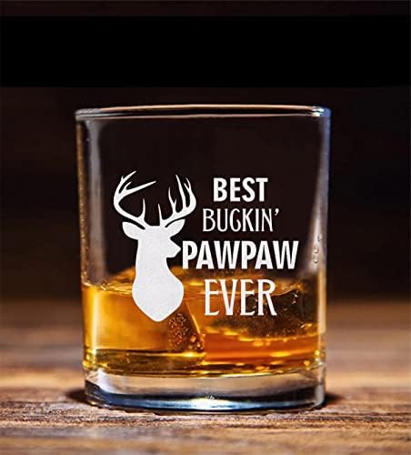 QPTADesignGift Legjobb Rúgni Papája Valaha Whiskys Üveg - Apák Napja Üveg - Új Apa Ajándék - Üveg Whiskey - Vicces Születésnapi Ajándék