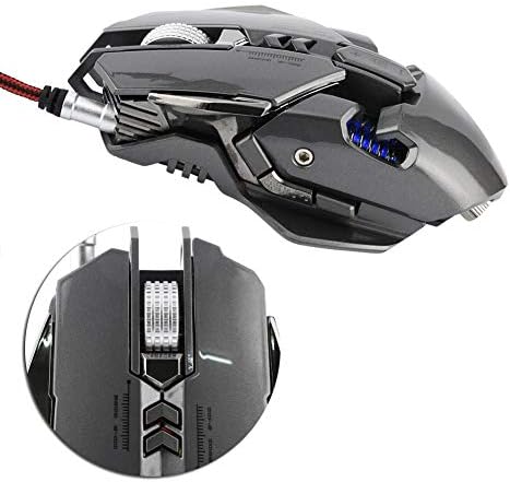 Vipxyc X300GY Gaming Mouse Mechanikus Gaming Mouse 250-4000 DPI Beállítása Gamer Egerek PC Plug and Play