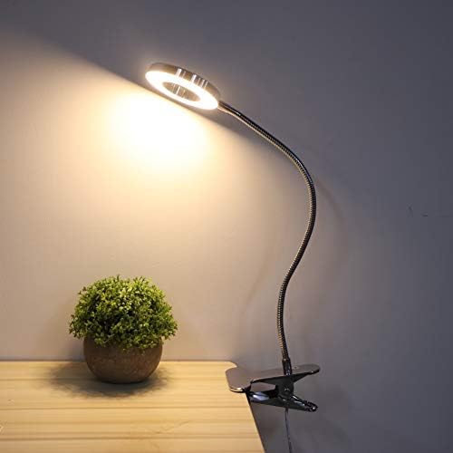 Videó Lámpa asztali Lámpa - LED USB Olvasó Lámpa Könyv Bilincs Fény 3 Világítási Mód, 10-Fényerő Fényerő, a Szem Védelme, 150cm Rugalmas
