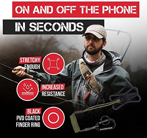 Rogue Halászati Zrt. A Protector Telefon Heveder | Használja, Mint A Mobiltelefon Zsinór | Túrázás/Csónakázás/Kajak Heveder | Kültéri
