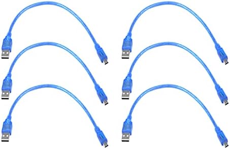 Antrader 1-Láb Mini USB 2.0 Kábel A-a Férfi-Mini-B 30cm Hossz Csomag 6