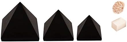Egyszínű Fekete Nuummite Piramis Feng Shui Lelki Reiki Természetes Kő Csakra Kristály Terápia Hit Gyógyító Energiával Feltöltve Piramis