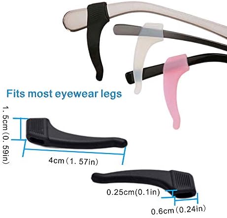 Szemüveg, Csúszásmentes Rögzítő Szemüveg Fül Hook Grip gyerekek, mind a Felnőttek Szilikon csúszásgátló Jogosultja
