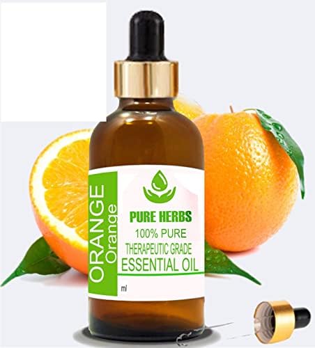 Tiszta Gyógynövények, Orange (Narancssárga) Pure & Natural Therapeautic Minőségű illóolaj Cseppentő 100ml