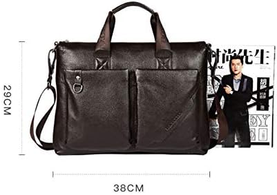 Puha bőr 15 hüvelykes laptop oldaltáska szakmai táska férfi üzleti táska