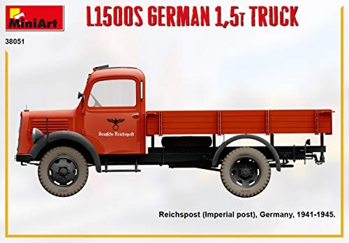 Miniart 38051-1/35 L1500s német 1,5 t Teherautó, Méretarányos Modell készlet