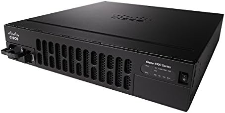 A Cisco ISR 4351 - Biztonsági Csomag - Router - Rack Szerelhető, Fekete (ISR4351-SEC/K9) (Felújított)