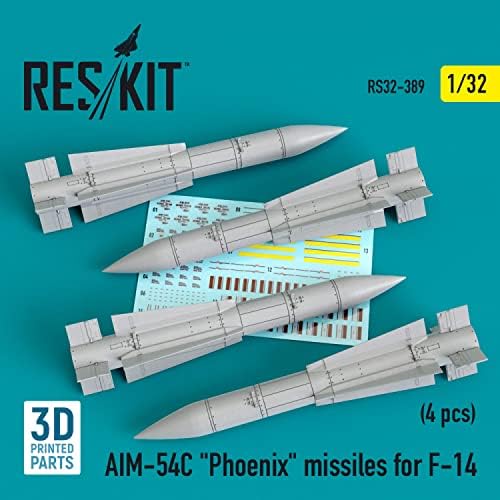 Reskit RS32-0389 1/32 CÉL-54C Phoenix Rakéták az F-14-es (4db)
