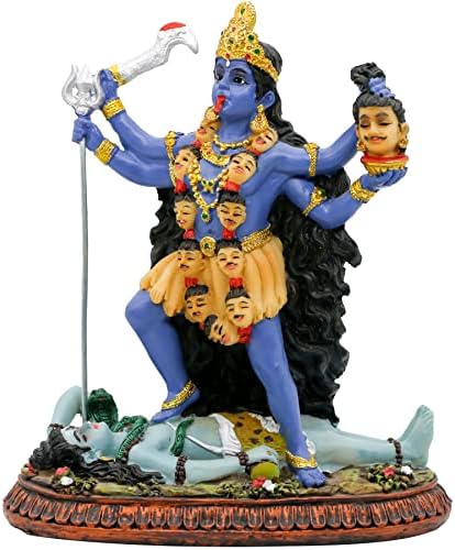 Hindu Isten Kali Ma-Szobor - Indiában Kali Istennő Bhavatarini Romboló Szobor Dekoratív Hindu Istennő, Idő, Halál Figura Murti Diwali