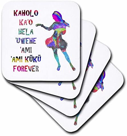 3dRose Hawaii Hula Táncos Vagy Tánc Alapvető Lépéseket Kaholo Kao Hela. - Alátétek (cst-366016-1)