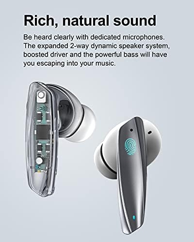 Igaz Vezeték nélküli Sztereó Bluetooth Fülhallgatót a Töltés az Esetben, Bluetooth 5.0 in-Ear Sztereó Fejhallgató Beépített Mikrofon,