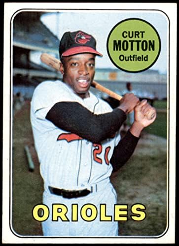 1969 Topps 37 Curt Motton Baltimore Orioles (Baseball Kártya) EX+ Orioles