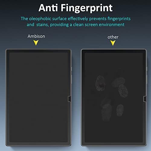 Ambison [2-Pack Matt Üveg kijelző Védő fólia Kompatibilis a Samsung Galaxy Tab A8 (10.5 hüvelyk 2022 Megjelent), Anti-Vakító fény & Ujjlenyomatok/Edzett