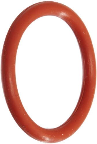 425 Szilikon O-Gyűrű, 70A Durometer, Piros, 4-1/2 ID 5 OD, 1/4 Szélesség (Csomag 5)