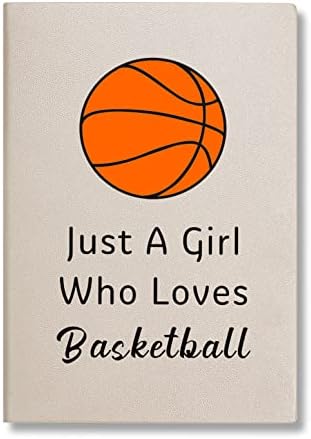 LBWCER Kosárlabda Szerető Ajándék, Csak Egy Lány, Aki Szereti a Kosárlabdát Bélelt Journal Notebook Keménytáblás Notebook Hordozható
