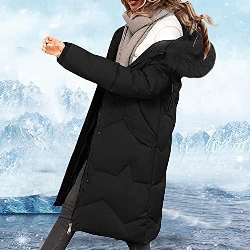 Téli Bélelt Kabát Könnyű Kabát, Meleg, Hosszú Ujjú Teljes Zip Víz - Pakolható Kapucnis Dzseki, Kabát Női Kapucnis Felső Pulóver