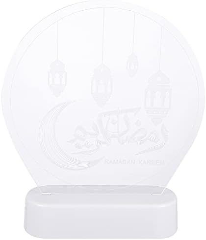 VORCOOL Eid Mubarak Éjszakai Fény 3D Ramadan LED Lámpa Muszlim Iszlám Asztal Dekoráció asztali Lámpa Eid Mubarak Asztal lakberendezési