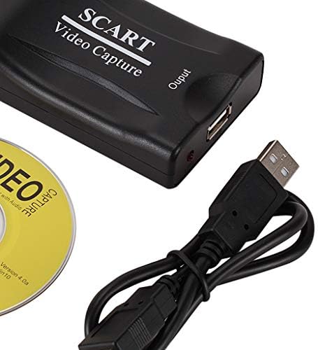 B Blesiya USB 2.0 SCART Videó digitalizáló Kártya Rekord Box Játék Grabber DVD HDTV