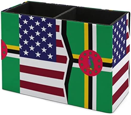 Egyesült Államok Dominica Zászló tolltartó Többfunkciós Asztali Toll Kupa Konténer Asztal Szervező Iroda Tartozékok