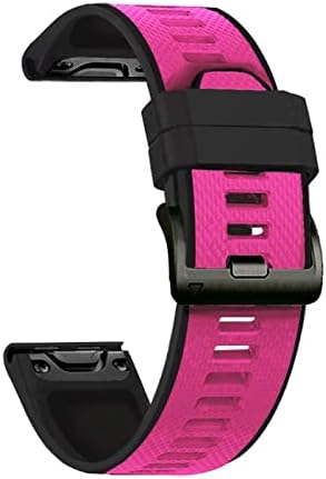 NDJQY 26 22mm Sport Szilikon Watchband Wriststrap A Garmin Fenix 6X 6 6 Pro 5X 5 Plusz 3 3HR D2 MK2 Easy Fit gyorskioldó Wirstband