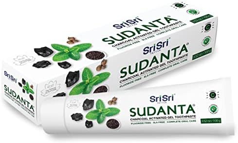 Sudanta 100g Növényi Fluorid-Mentes, Paraben-Mentes, Vegán, Fogkrém Természetes Ájurvédikus Gyógynövények