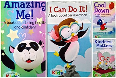Életvezetési Gyerekeknek: Csodálatos Nekem!, Hűtsük Le, Meg Tudom Csinálni! & Kedvesség Számít Készlet 4 Testület Könyvek