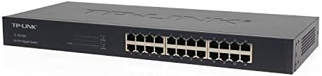 TP-Link 24 Port Gigabit Ethernet Switch | Plug and Play | Masszív Fém w/Árnyékolt Ports | állványba szerelhető | ventilátor nélküli