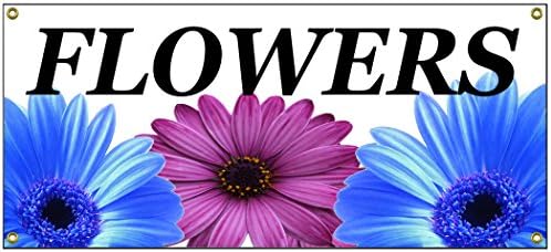 Virágok Banner Kiskereskedelmi Bolt Üzlet Jel 36, 15 Virágüzlet Virágbolt