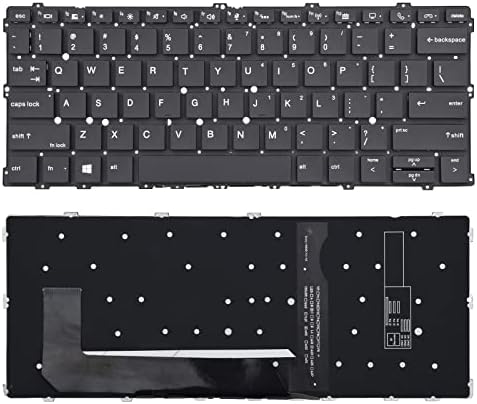 TLBTEK Háttérvilágítással Billentyűzet Csere Kompatibilis HP EliteBook X360 1020 G2 1030 G2 1030 G3 1030 G4 hsn-ben-I04C Series Laptop