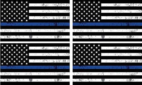 Vékony, Kék Line Kék Él Számít, Zászló, Matrica, 3x5, valamint Bögre Kombó USA Zászló, Autó, Teherautó Matrica Támogatás Rendőrök rendfenntartó