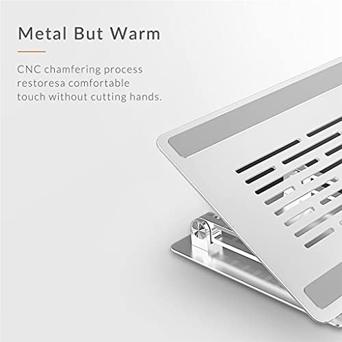 JKUYWX Állítható Laptop Állvány Kelő Alumínium Összecsukható Hordozható Számítógép Állvány Hűtő Notebook Jogosultja